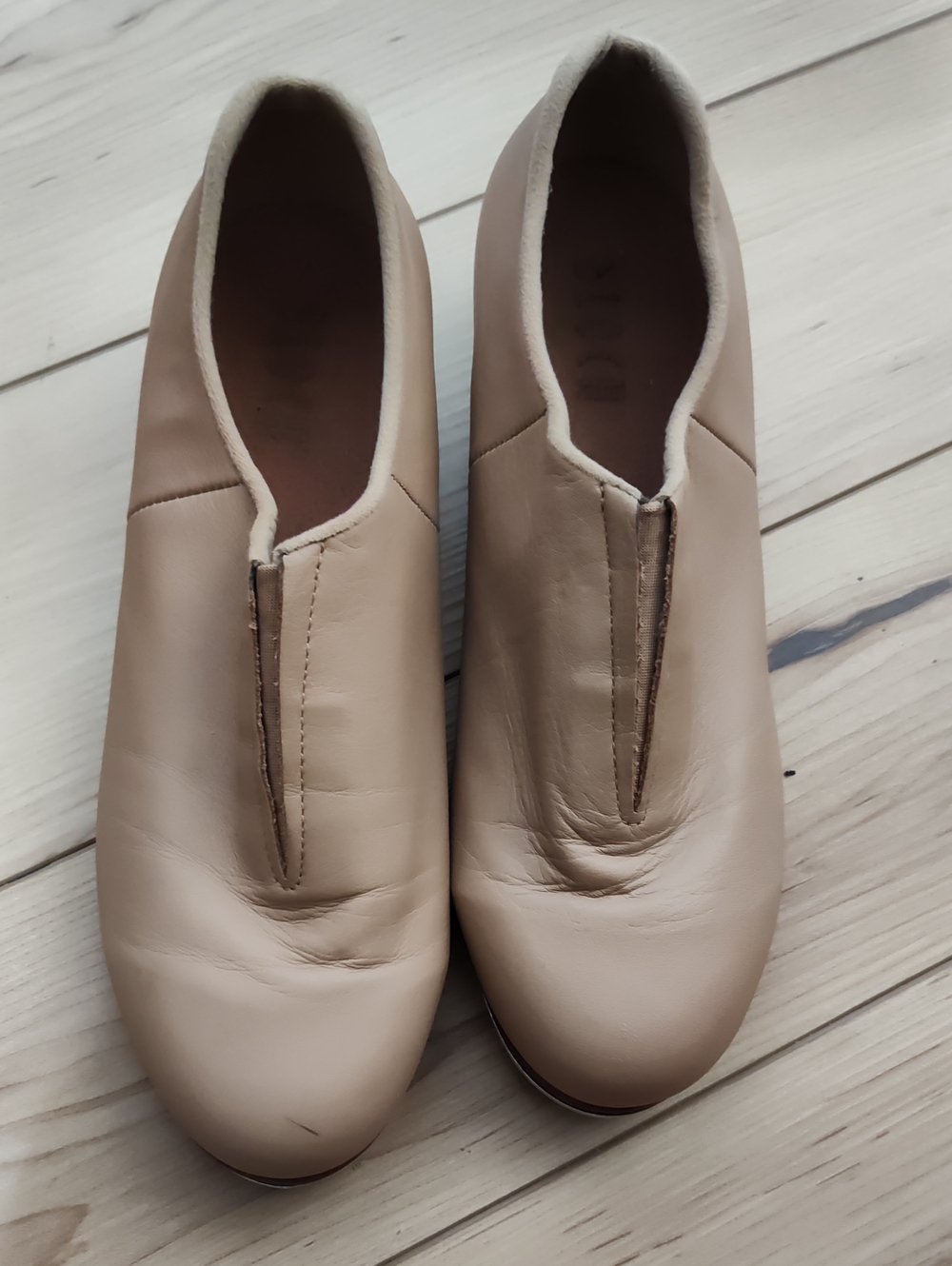Bloch Maxie Slip on Adult Tap Shoe - Tan Bloch size 7.5
